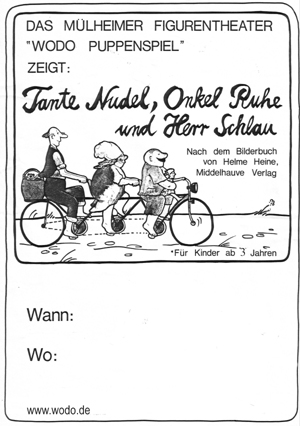 Plakat zum Stück