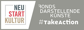 Logo: Fonds Darstellende Künste: takeaction