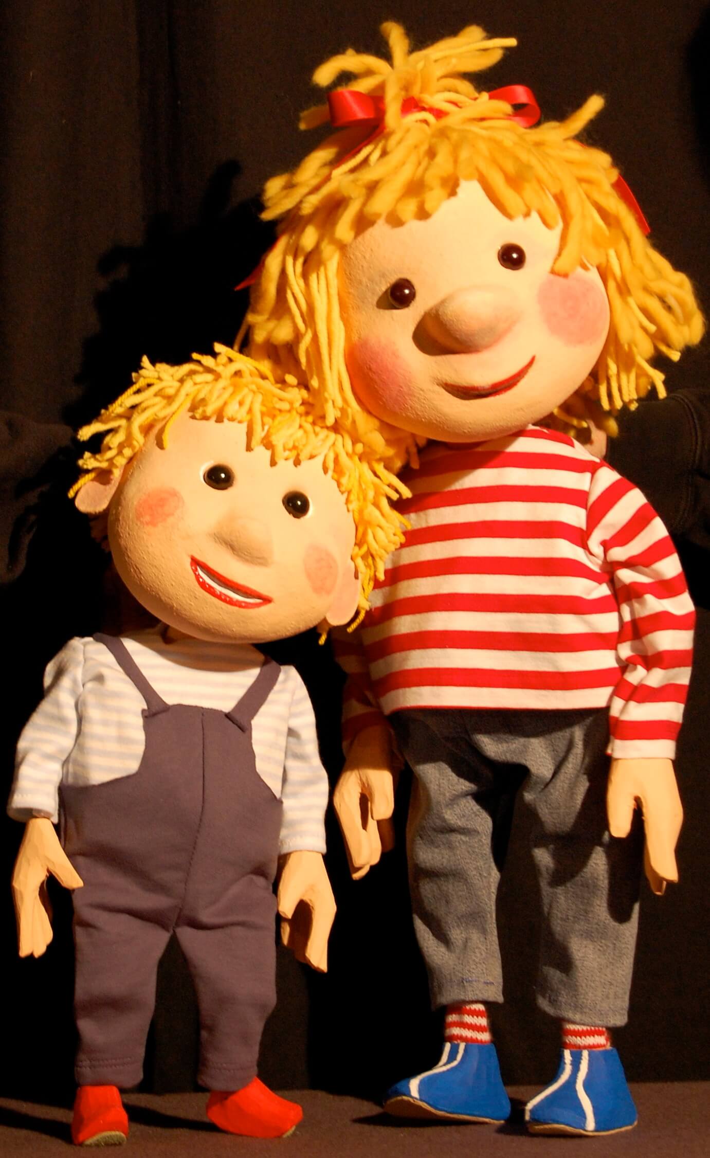 Foto: Figur Conni mit ihrem Bruder Jakob